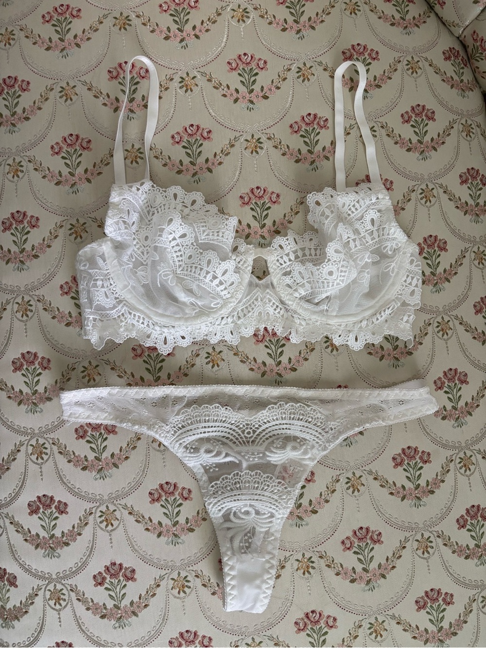 Kat the Label Bridal Lingerie Set White Lace